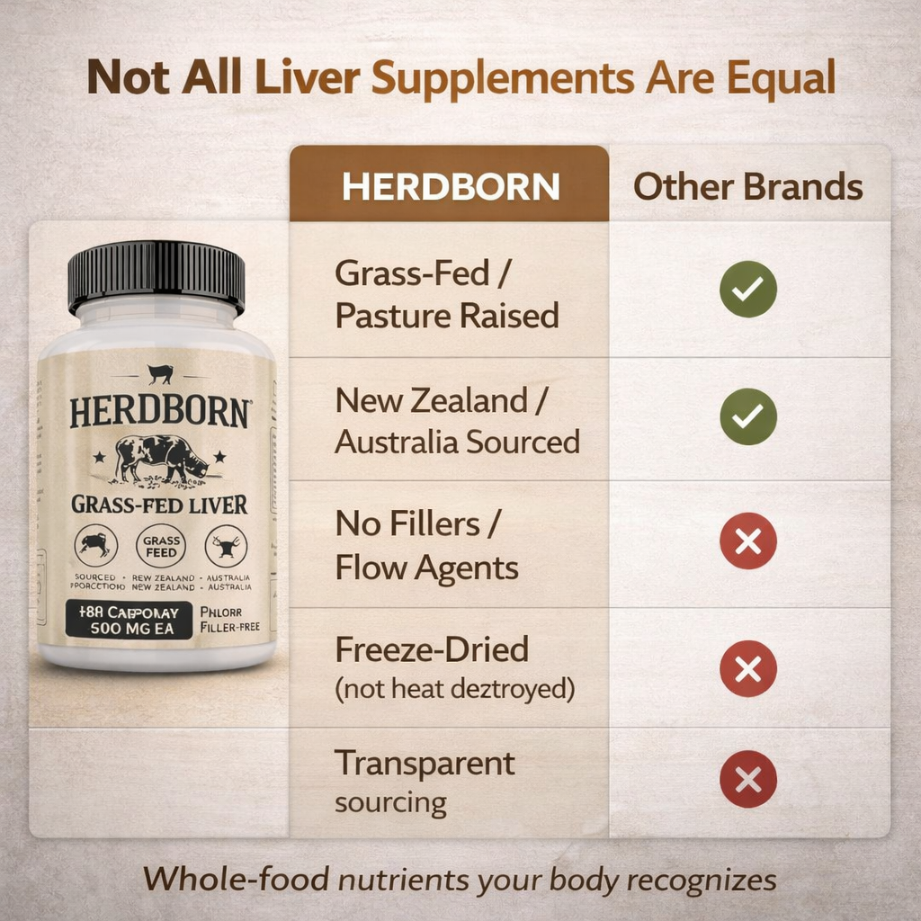 Grass-Fed Beef Liver Capsules